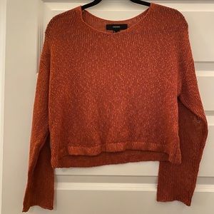 F21 CROPPED KNIT SWEATER